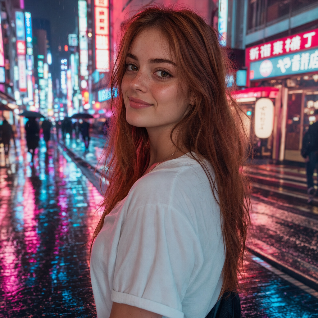Neon Tokyo street