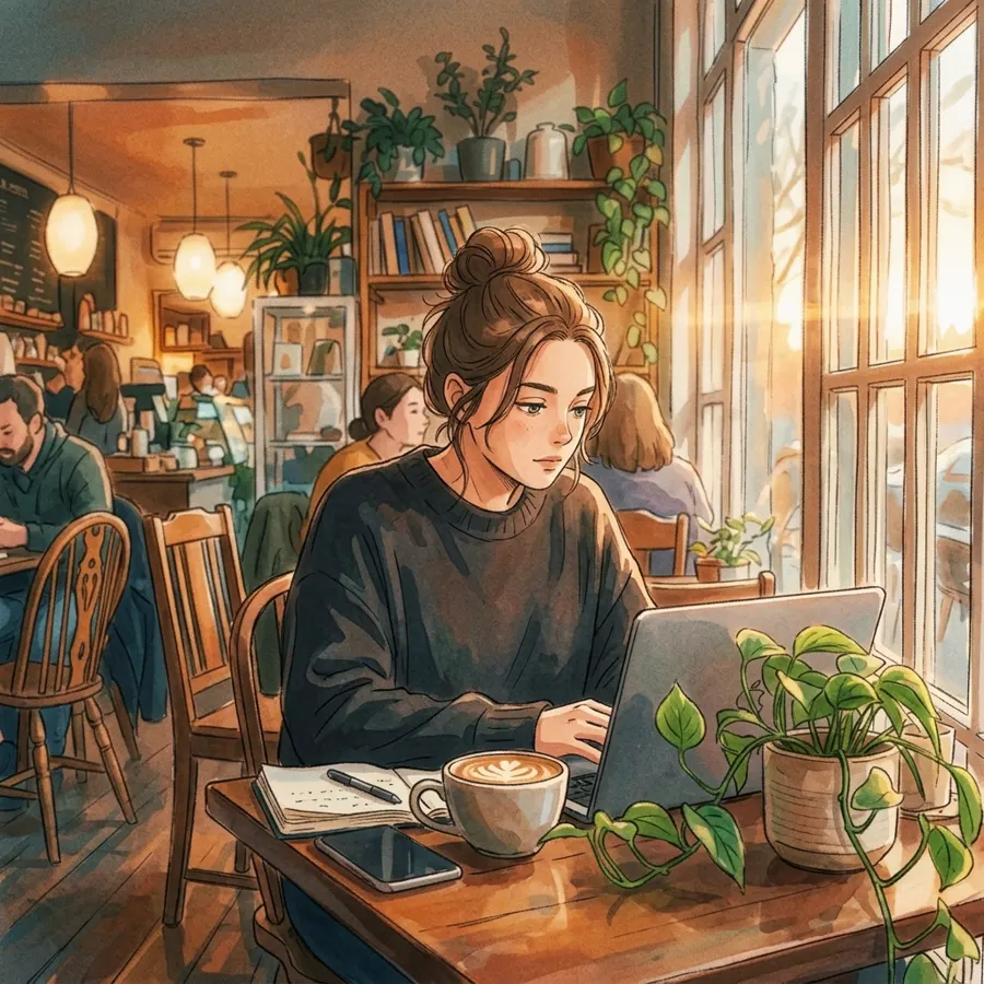 Hand-drawn anime